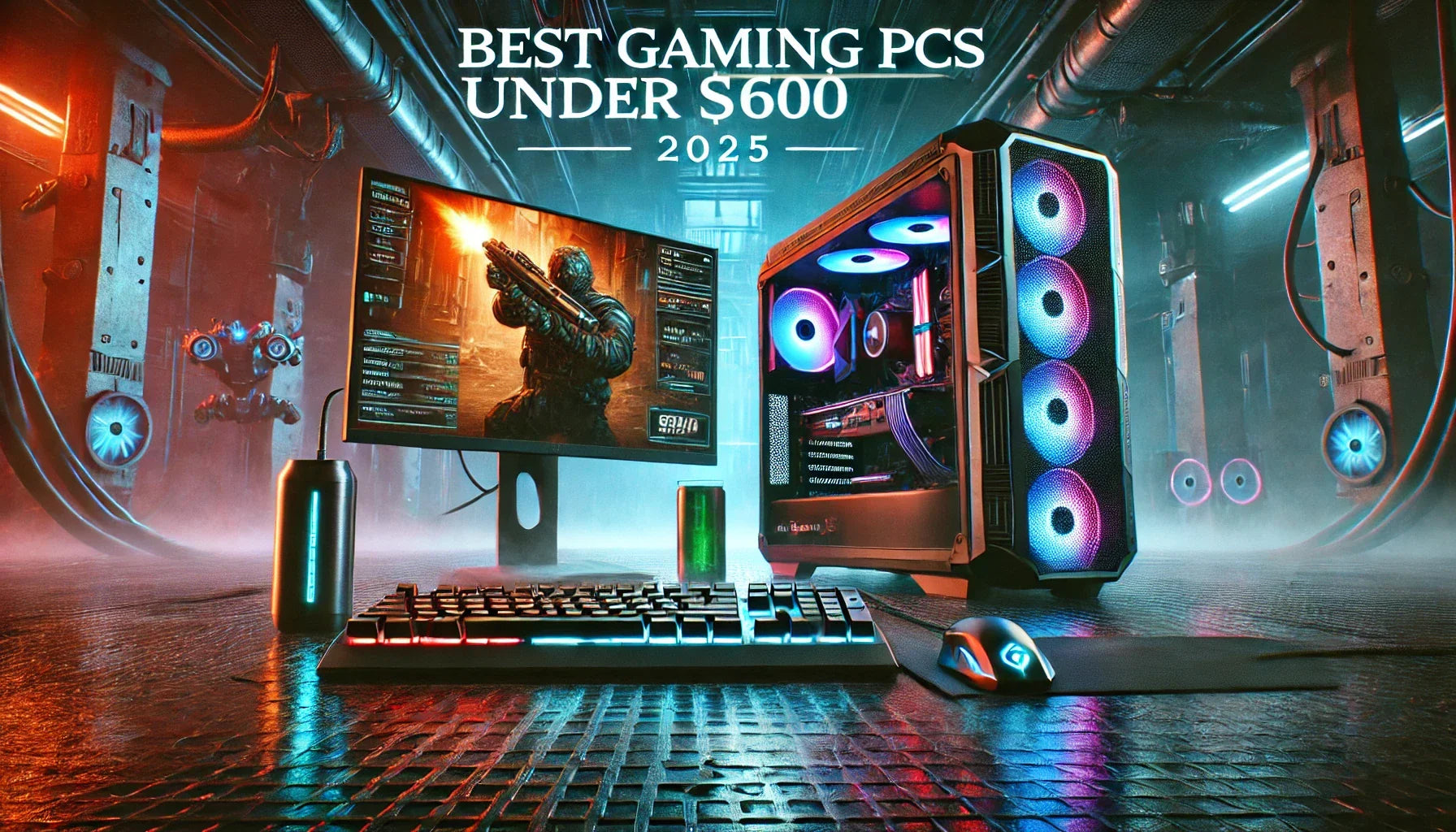 Best Gaming PCs Under $600 in 2025 – Affordable Choices for Budget Gamers