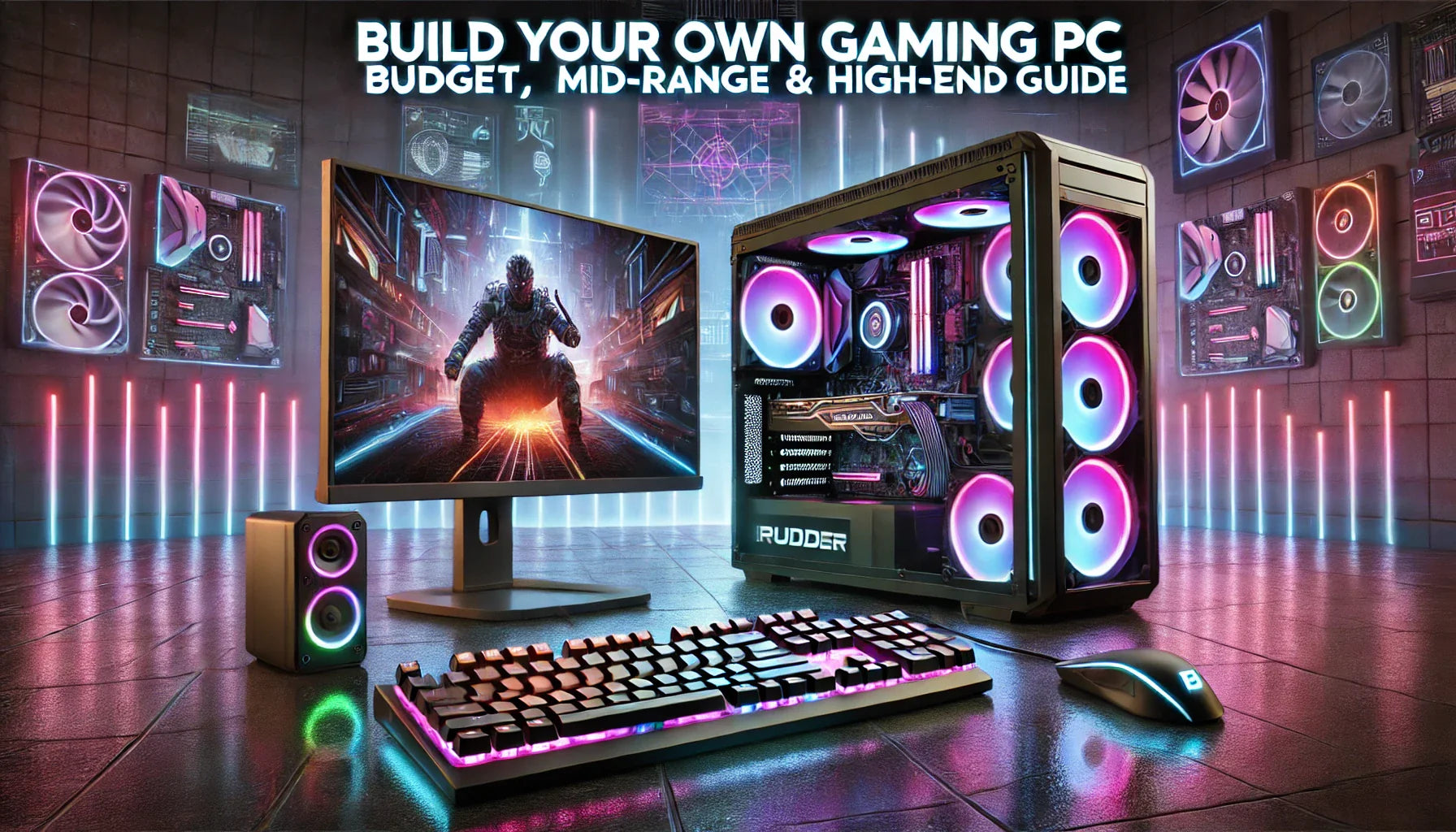 Build Your Own Gaming PC: A Complete Guide with Budget, Mid-Range, and High-End Builds