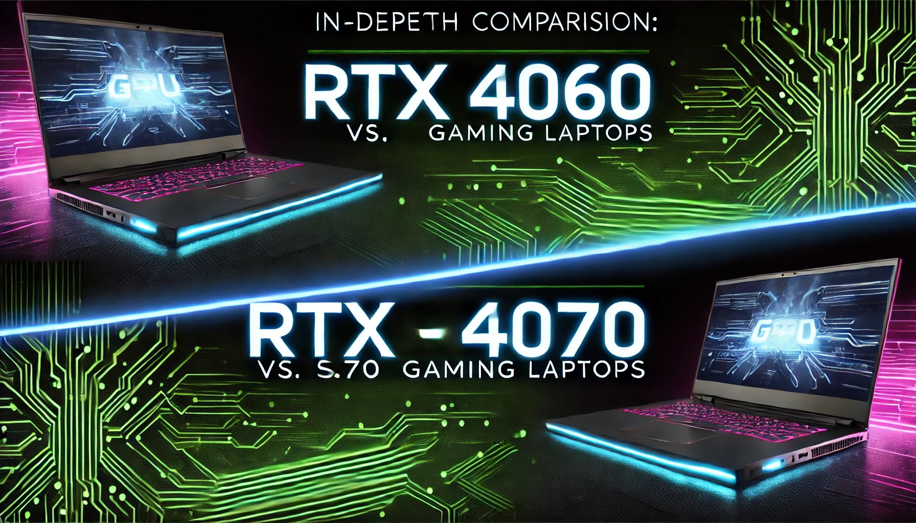 In-Depth Comparison: RTX 4060 vs. RTX 4070 Gaming Laptops