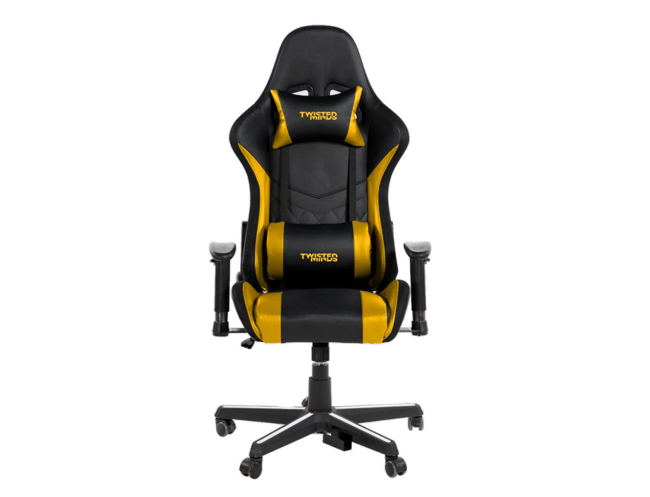 Twisted Minds 5 in 1 Gaming Chair Black & Yellow