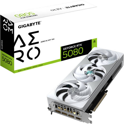 Gigabyte GeForce RTX 5080 AERO OC SFF Graphics Card – 16GB GDDR7