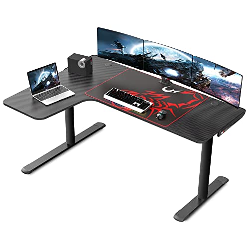 Eureka Ergonomic L Shaped Gaming Desk - Left