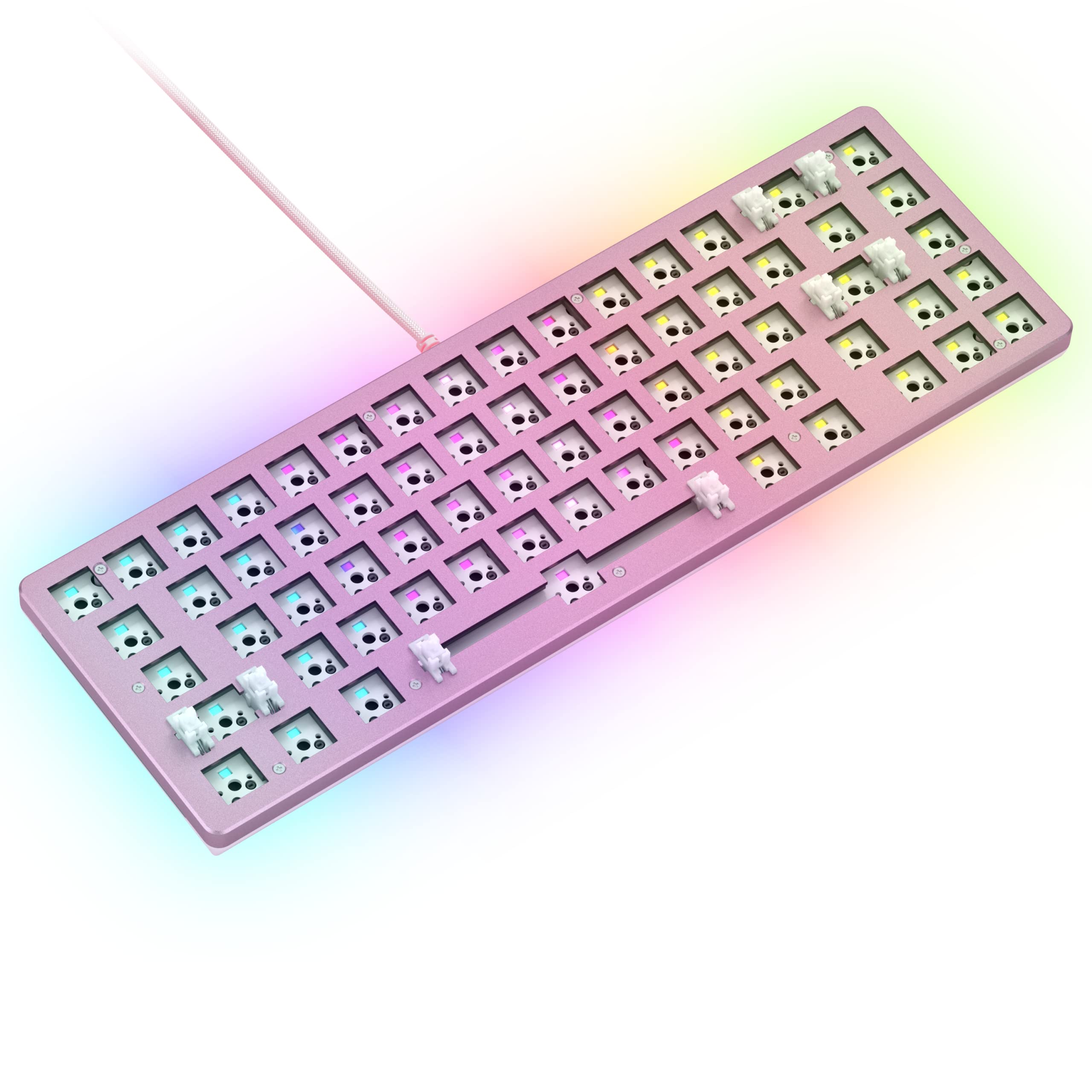 Glorious GMMK2 V2 65% Keyboard (Barebones)-Pink