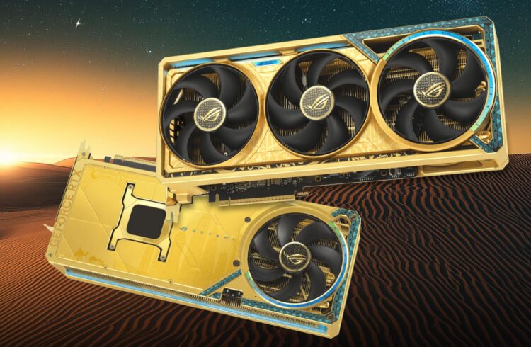 ROG Astral GeForce RTX 5090 Dhahab(Gold) OC Edition