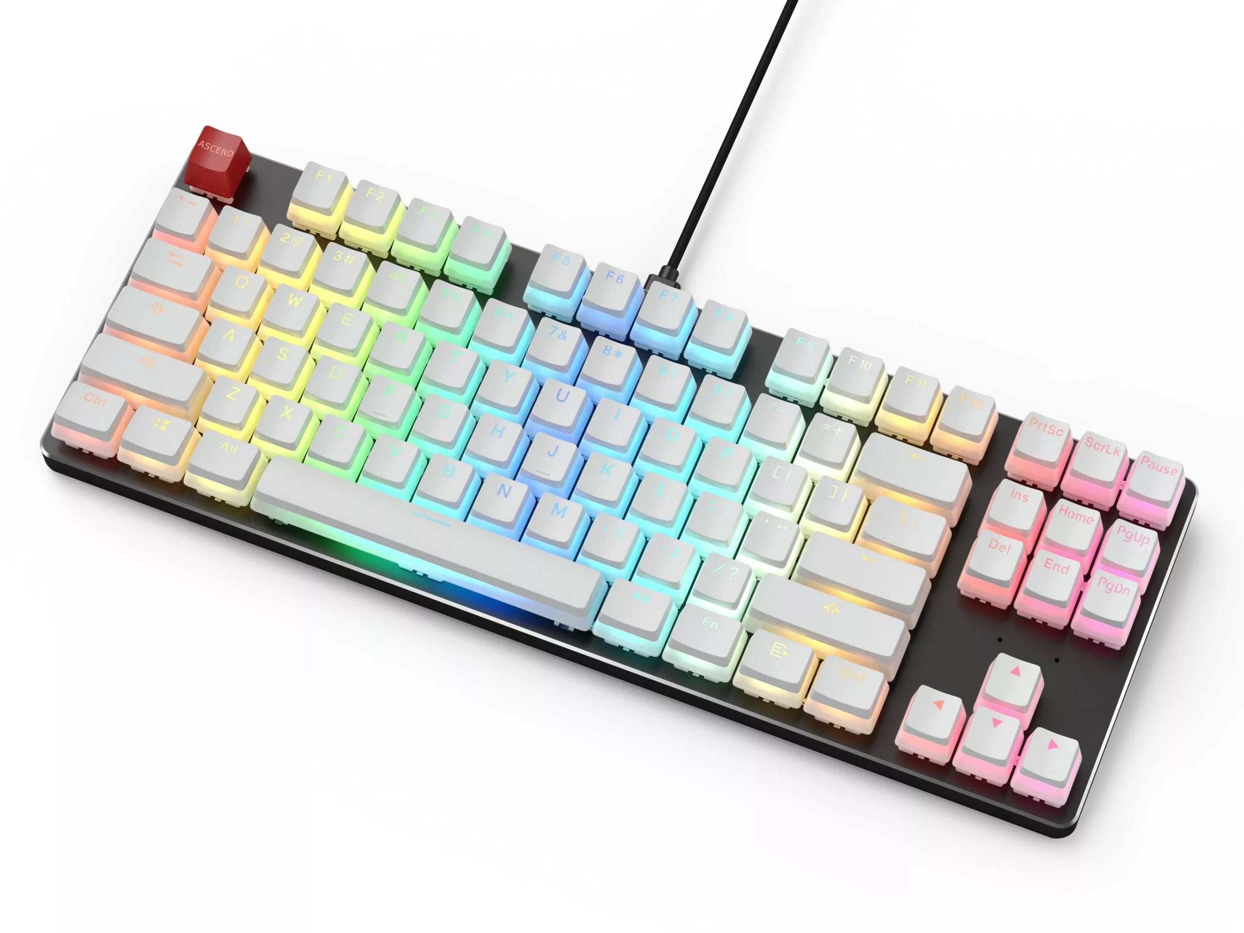 Glorious 104-Key ABS Doubleshot Mechanical Keyboard Keycaps - Aura