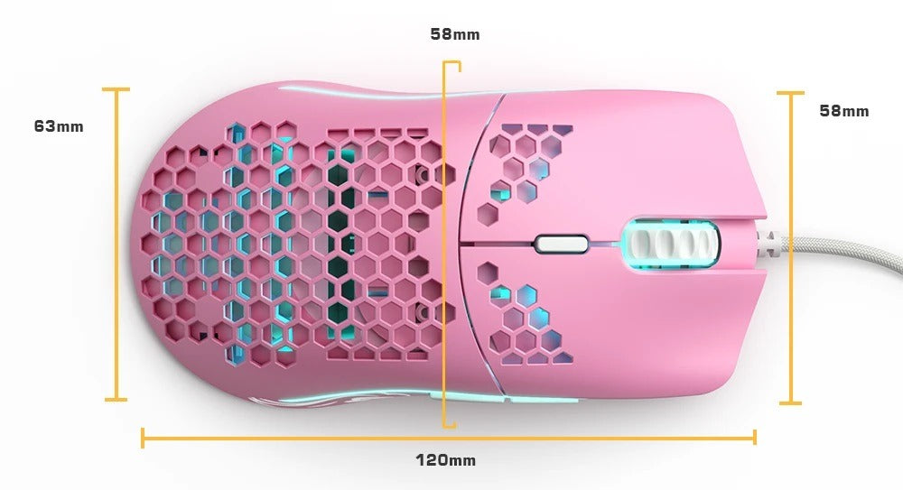 Glorious Gaming Mouse Model O Minus - Pink