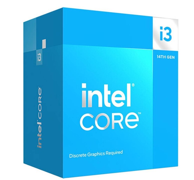 Intel Core i3-14100F TRAY 3.5 GHz 4-Core LGA 1700 Desktop Processor, 4 Cores & 8 Threads, 4.7 GHz Max Turbo Frequency, 12MB Cache Memory, Dual-Channel DDR5-4800 Memory / 192 GB Max | BX8071514100FSRMX2