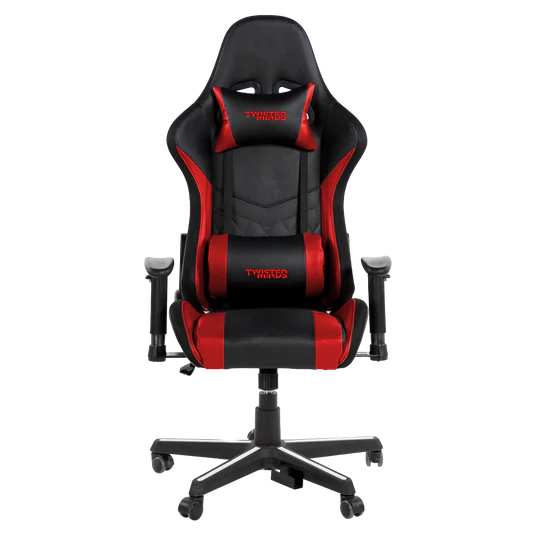 Twisted Minds 5 in 1 Gaming Chair Black & Red