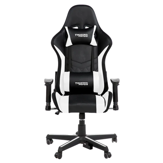 Twisted Minds 5 in 1 Gaming Chair Black & White