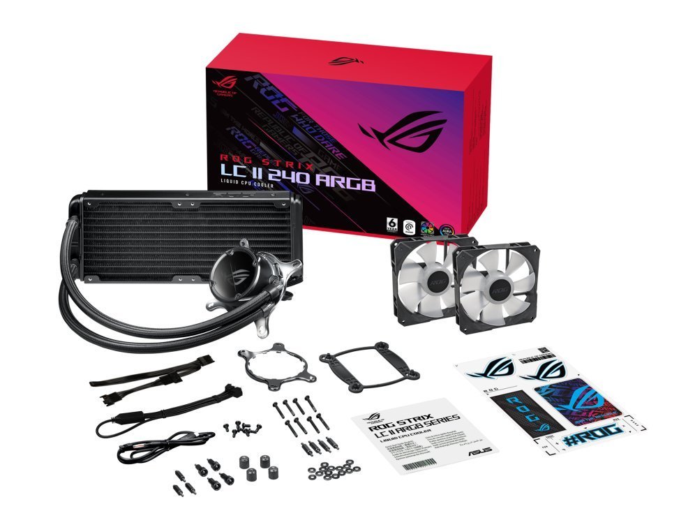 ASUS ROG STRIX LC II 240 ARGB - HABIBI TECHNOLOGY LLC