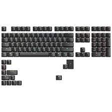 Glorious GMMK ABS Doubleshot V2 USA Base Kit Mechanical Keycaps-(123 Keys)Black