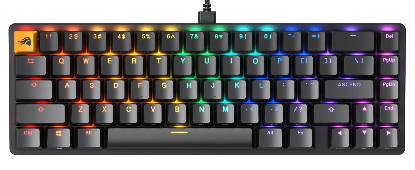 Glorious GMMK V2 65% Keyboard (Barebones) - Black