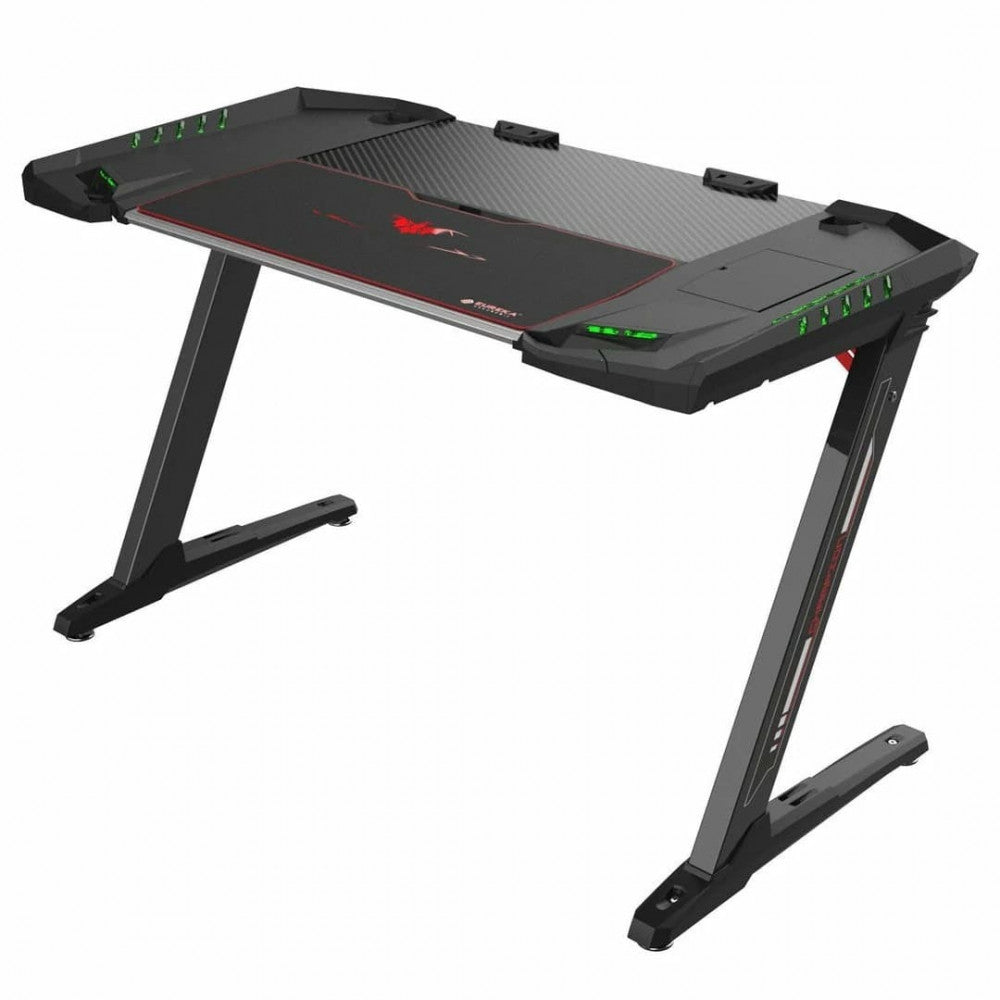 Eureka Ergonomic General Series Z2 51'' E-sports Gaming Desk with RGB Lights